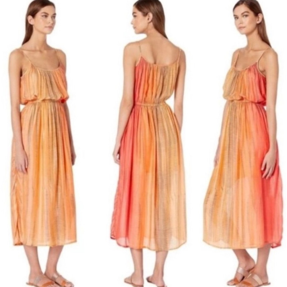 COPY - Frye Shibori Print Maxi Slip Dress Silk